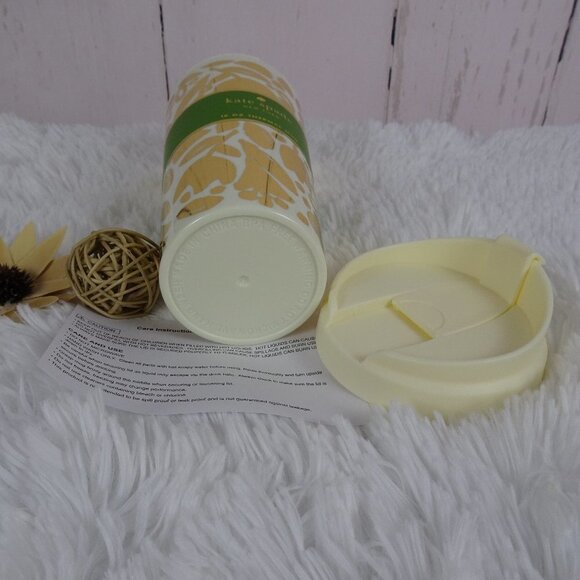 Kate Spade GOLDEN FLORAL Thermal Tumbler Coffee Beverage Mug NEW - Picture 5 of 8